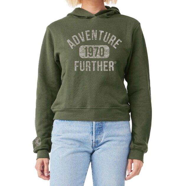 KC Women's Collegiate Adventurer Mid-Length Hoodie - Green - Large