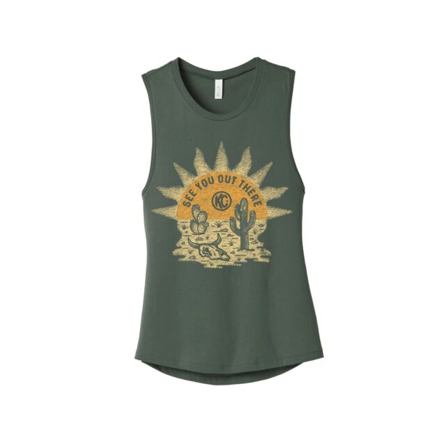 KC Women's Desert Nomad Tank Top - Green - Small