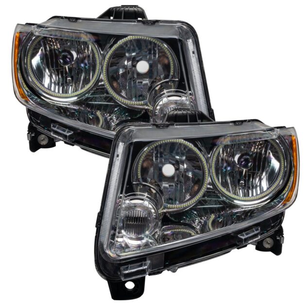 7070-001 - 2011-2013 Jeep Grand Cherokee SMD HL (Non-HID) - Chrome