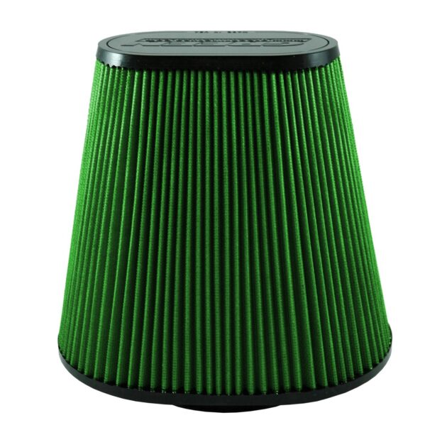 Green Filter USA - Oval Cone Filter; ID 6", H 10", OD-B 11" x 8", OD-T 7.125" x 4.125"