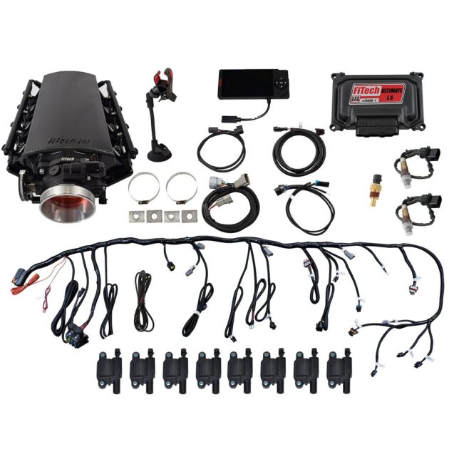 Ultimate LS 500 HP EFI System With Short Cathedral Intake & LS3 Coil Pack Set