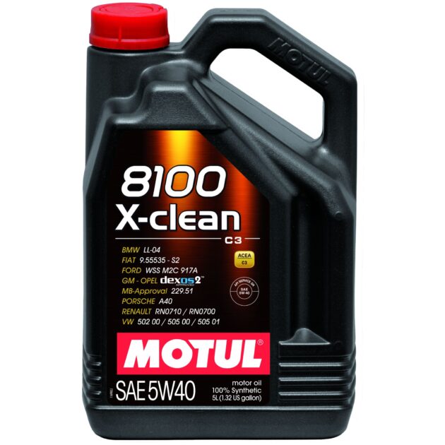 Motul 8100 X-CLEAN 5W40 4X5L