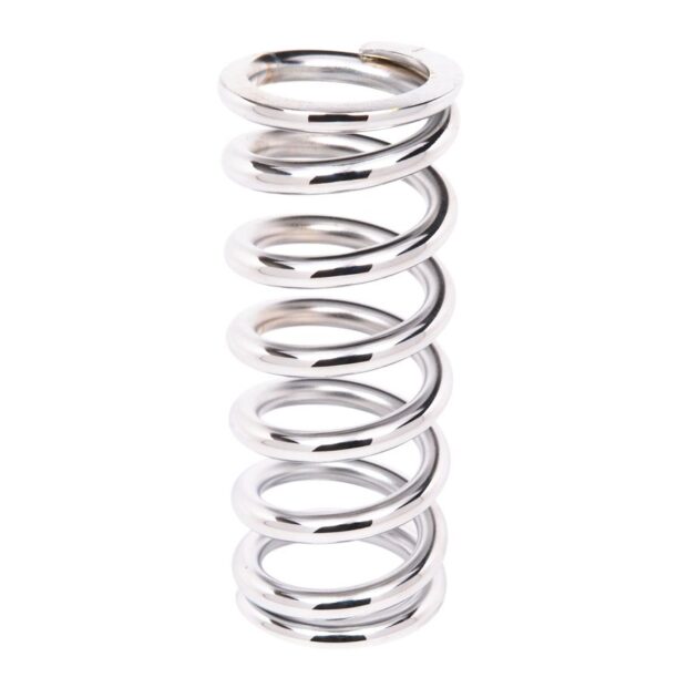 Aldan American Coil-Over-Spring, 500 lbs./in. Rate, 9 in. Length, 2.5 in. I.D. Chrome, Each