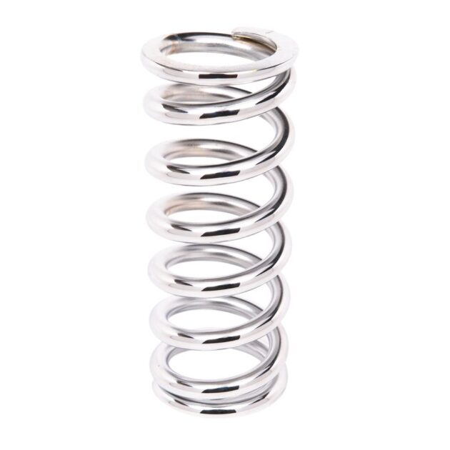 Aldan American Coil-Over-Spring, 650 lbs./in. Rate, 9 in. Length, 2.5 in. I.D. Chrome, Each