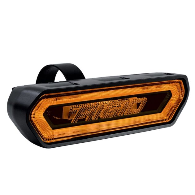 RIGID Chase, Rear Facing 5 Mode LED Light, Amber Halo, Black Housing