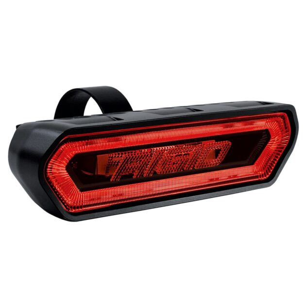 RIGID Chase, Rear Facing 5 Mode LED Light, Red Halo, Black Housing