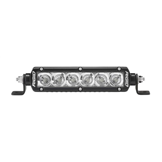 RIGID SR-Series PRO LED Light, Flood Optic, 6 Inch, Black Housing