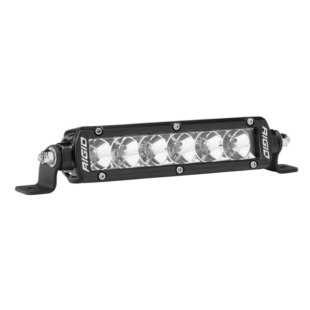 RIGID SR-Series PRO LED Light, Flood Optic, 6 Inch, Black Housing