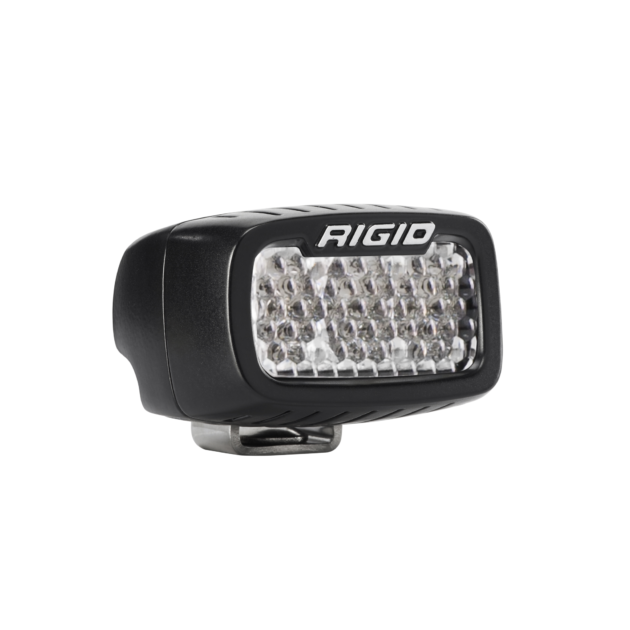 RIGID SR-M Series PRO, Driving Diffused, Surface Mount, Black Housing, Single