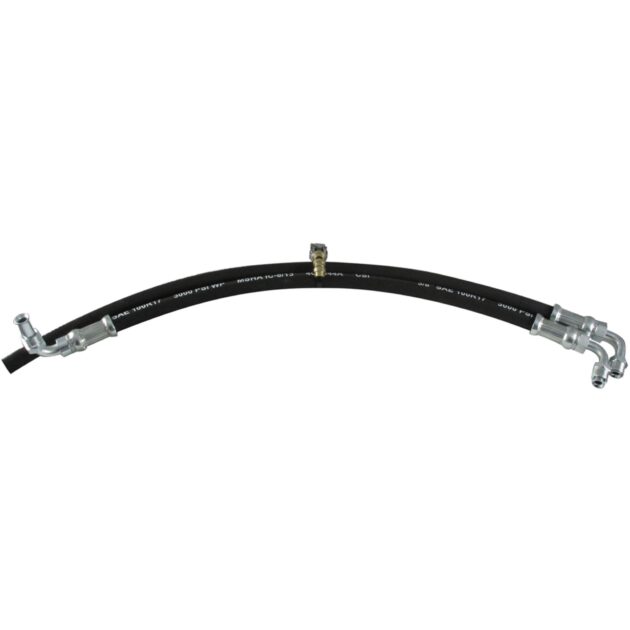Borgeson - Power Steering Hose Kit - P/N: 925118 - 2 Piece OEM style rubber power steering hose kit. Connects Ford power steering pump to Borgeson 800128 Upgrade Box. V-8 applications only.
