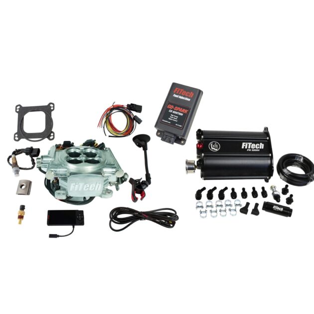 Go EFI 4 600 HP Power Adder Bright Aluminum EFI System