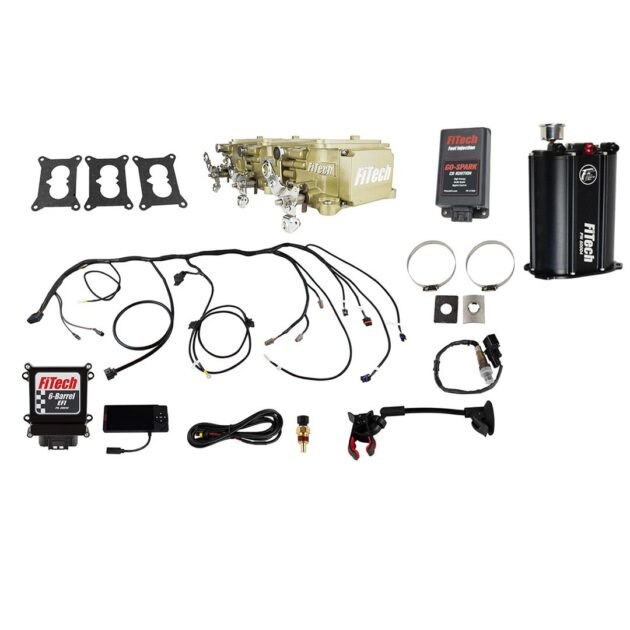 Go EFI 3x2 Tri Power 600 HP Classic Gold EFI System