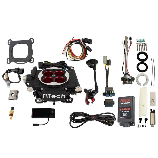 Go EFI 4 600 HP Power Adder Matte Black EFI System Master Kit