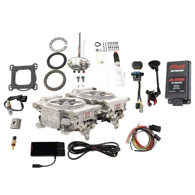 Go EFI 2x4 625 HP Bright Aluminum EFI System Master Kit