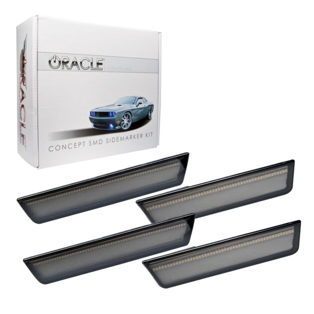 9800-020 - 2008-2014 Dodge Challenger Concept Sidemarker Set - Tinted - No Paint