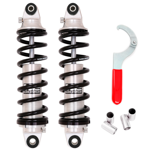 Aldan American Coil-Over Kit, Striker, Double Adj. 14.00 in. Extended, Spring, 250 lbs./in. BK