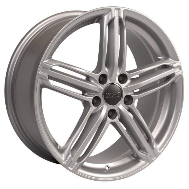 18" Replica Wheel AU12 Fits Audi RS6 Rim 18x8 Silver Wheel