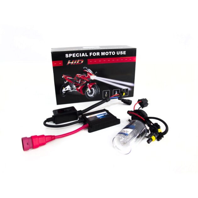 RS-H1-3K-MOTO - H1 3K Golden Yellow HID Conversion Kit - Single Bulb System for Motorcycles