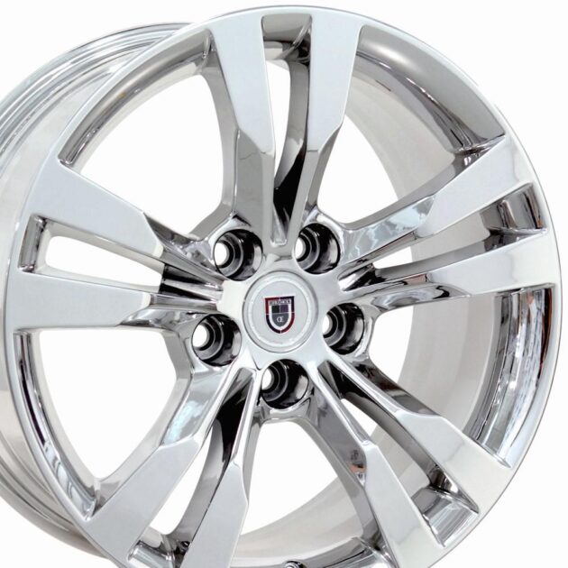 18" Replica Wheel CA15B Fits Cadillac CTS Rim 18x8.5 Chrome Wheel