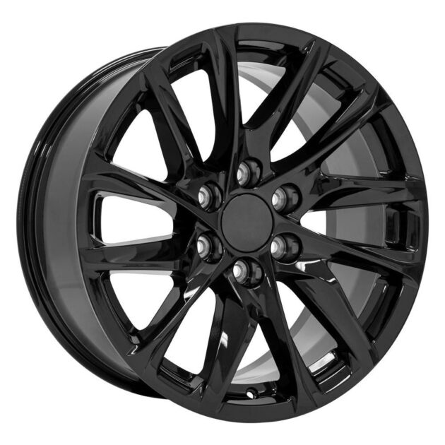 20" Replica Wheel CA90 Fits Cadillac Escalade 20x9 Gloss Black Wheel