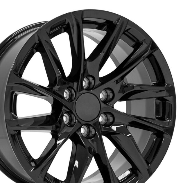 20" Replica Wheel CA90 Fits Cadillac Escalade 20x9 Gloss Black Wheel