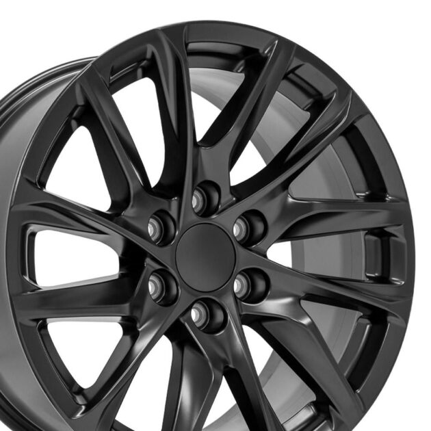 20" Replica Wheel CA90 Fits Cadillac Escalade 20x9 Satin Black Wheel