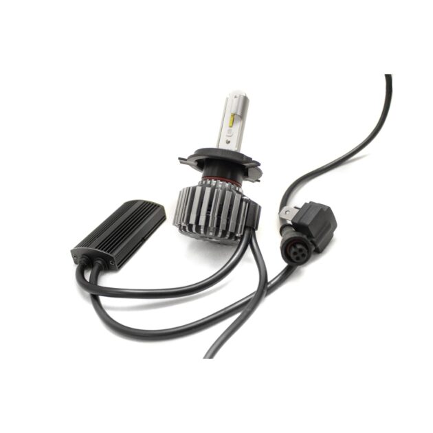 H3CARGBv2 - NEW - V2 H3 Demon Eye LED Headlight Conversion Kits - Dual Function Kit with driving and accent functions