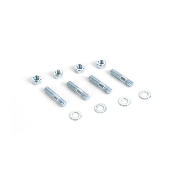 Cometic Gasket Automotive Carburetor Studs 1 1/2  in Zinc Plated, Set of 4 With Washers and Nuts