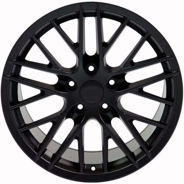 19" Replica Wheel CV08B Fits Chevrolet Corvette - C6 ZR1 Rim 19x10 Satin Wheel