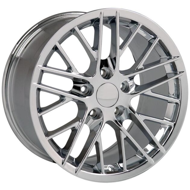 18" Replica Wheel CV08A Fits Chevrolet Corvette - C6 ZR1 Rim 18x10.5 Chrome