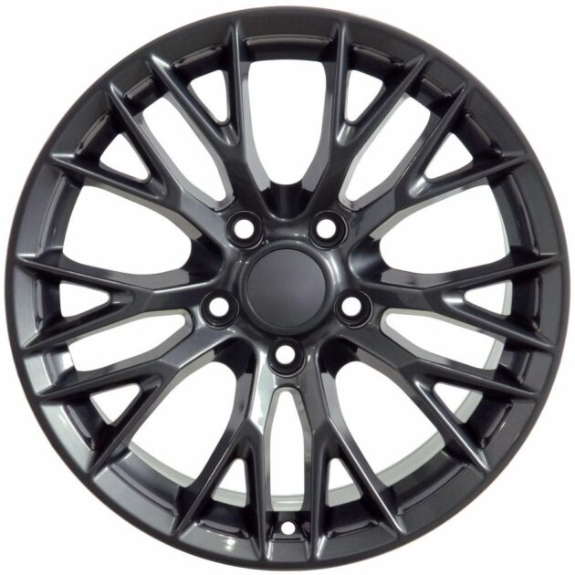 18" Replica Wheel CV22 Fits Chevrolet Corvette - C7 Z06 Rim 18x10.5 Gunmetal