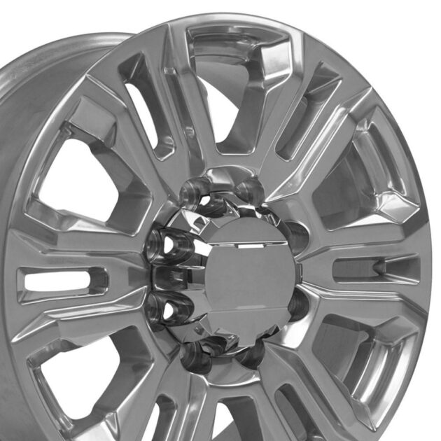 20" Replica Wheel fits GMC Sierra 2500 3500 HD Denali - CV70B Polished 20x8.5