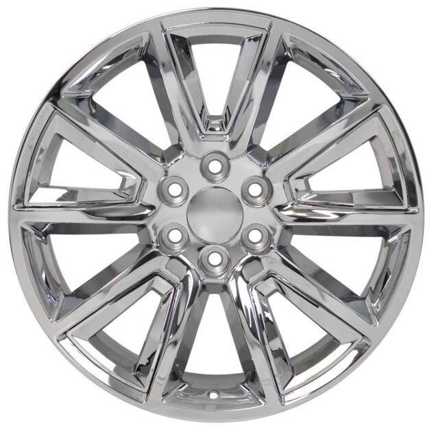 20" Replica Wheel CV73 Fits Chevrolet Tahoe Rim 20x8.5 Chrome Wheel