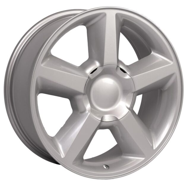 20" Replica Wheel CV83 Fits Chevrolet Tahoe Rim 20x8.5 Silver Wheel