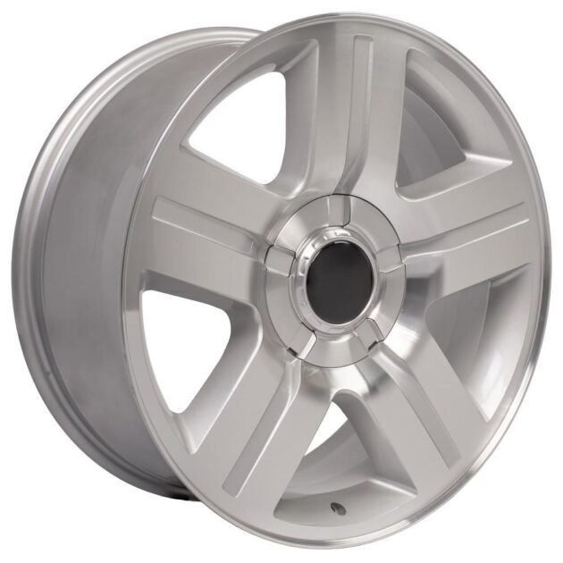 22" Replica Wheel CV84 Fits Chevrolet Silverado Rim 22x9 Machined Wheel