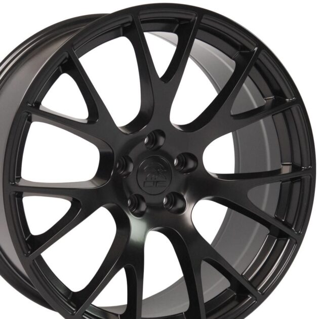 22" Replica Wheel DG15 Fits Dodge Hellcat Rim 22x9 Satin Wheel