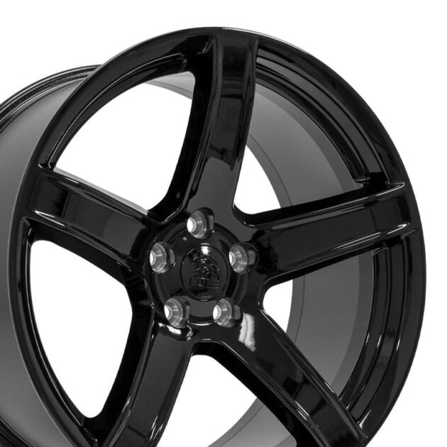 20" Replica Wheel DG22 Fits Dodge Challenger 20x9.5 Gloss Black Wheel