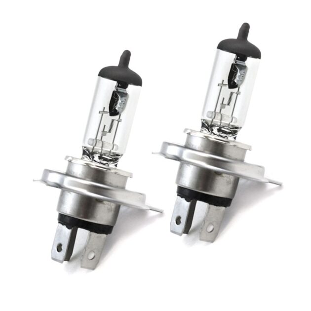 DH4HALOGEN - (2) H4 60W/55W Halogen Replacement Bulbs for 9003/H4 & RS Conversion Lenses