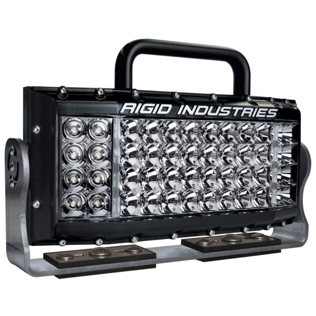 RIGID Site Series AC Work Light, Flood Optic, Black Housing, Single