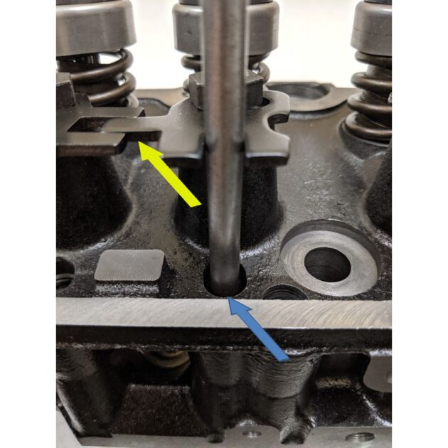 EngineQuest GM 3.0L 4Cyl Marine Cylinder Head - Assembled