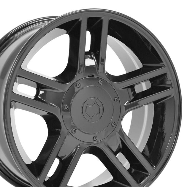 20" Replica Wheel FR81 Fits Ford F150 Rim 20x9 Black Wheel