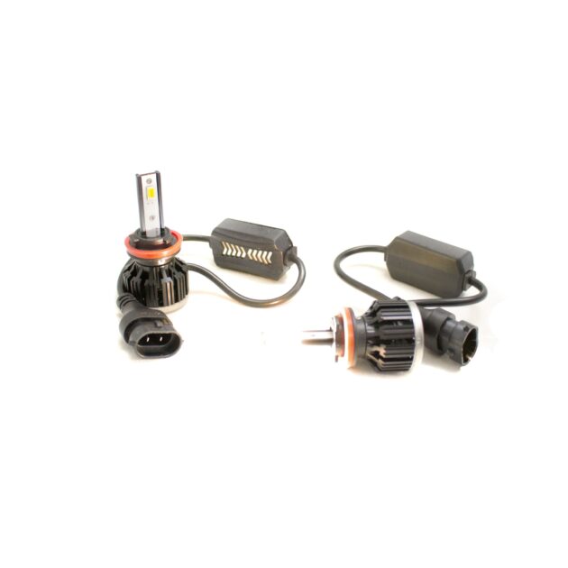 H11  TRIO-GOLD Series 3K 5K and 6K Switchback LED conversion MICRO-FITMENT kit 2200-4000 LUX