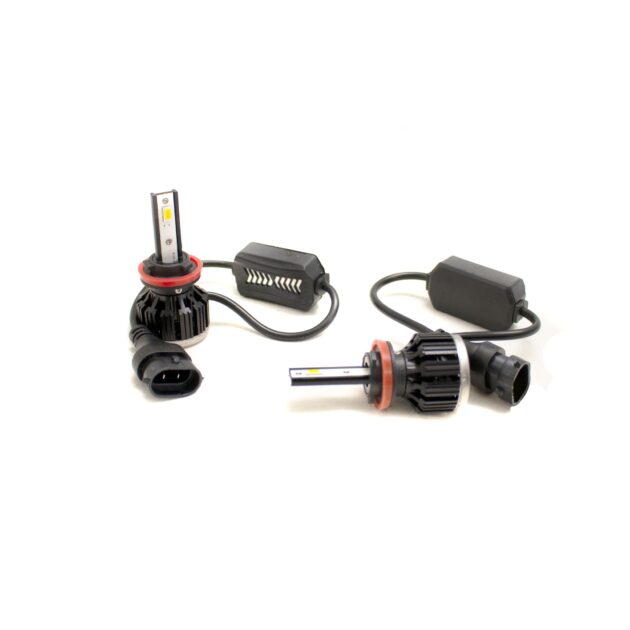 H11  TRIO-GOLD Series 3K 5K and 6K Switchback LED conversion MICRO-FITMENT kit 2200-4000 LUX