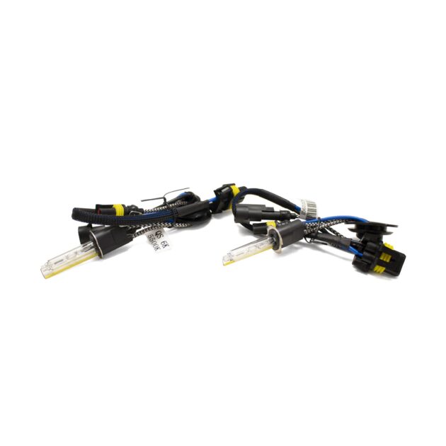 H3QS6K - H3 5,500K G6v2 Quick Start HID CANBUS Bulbs w/ Braided Cables (Pair)