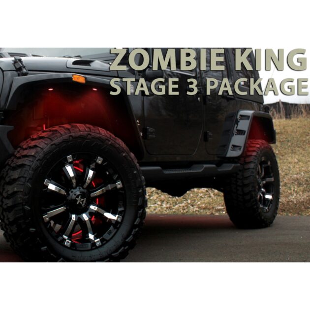 Stage 3 Zombie King LED Lighting Combo Package fits 2007-2017 Jeep Wrangler JK Race Sport Lighting