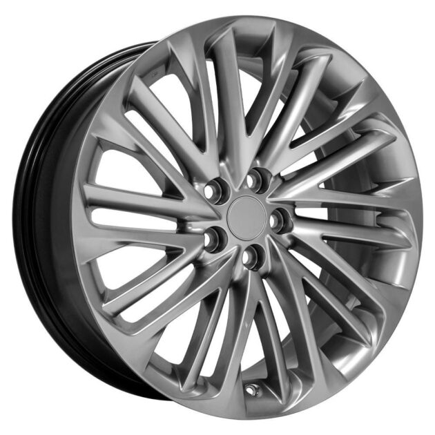 20" Replica Wheel LX58 Fits Lexus 20x8 Hyper Silver Wheel