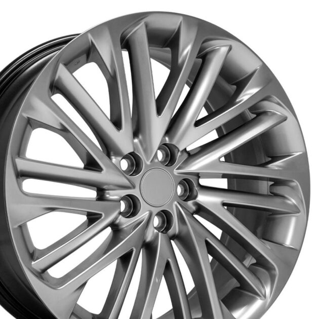 20" Replica Wheel LX58 Fits Lexus 20x8 Hyper Silver Wheel