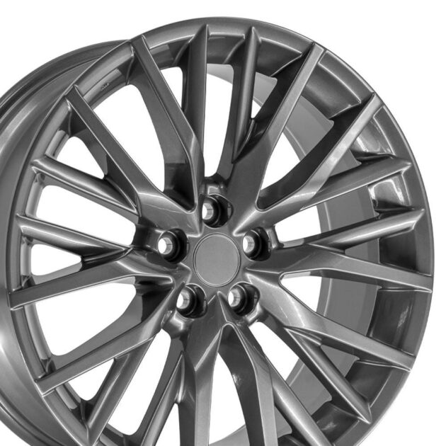 20" Replica Wheel LX59 Fits Lexus 20x8 Hyper Silver Wheel