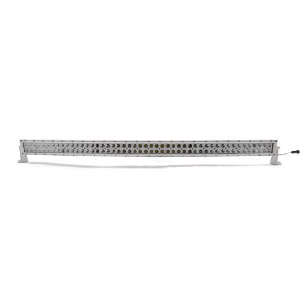 New - 50.5inch Marine Grade Wrap Around White Shell Dual Row Light Bar with 288-Watt 96 x 3W High Intensity  LEDs