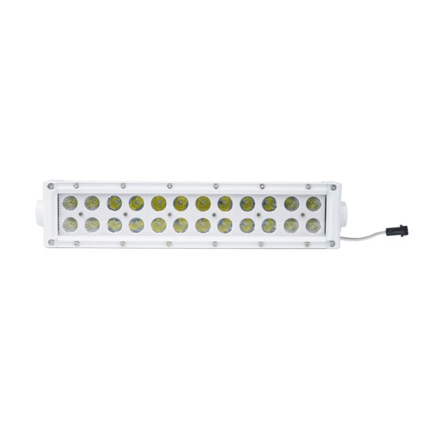 14.25inch Marine Grade Dual Row Straight Light Bar with 72-Watt 24  x 3W High Intensity  LEDs